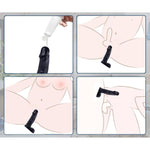 Sex Toys Anal Plug For Beginners, Butt Plug Training For Women, Lesbians, Men, Gay & Couple (4" Black)