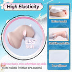 Male Masturbator Soft Silicone Pocket Stroker Men Stroker 1.61LB