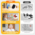 Wooden Magnets For Kids – 26 Cute A-Z Animals Fridge Magnets For Toddlers, Large Magnetic Animal Refrigerator Toys, Fun Educational Learning Gifts For Toddlers 2 3 4 5 Years Old