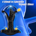 Prostate Massager Anal Toys, Male Sex Toys For Men Sex Toy Anal Plug Adult Toys With 9 Tension Shock Flapping Thrusting Vibrating Butt Plug Male Vibrator Anal Beads Dildo For Men Remote Control