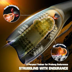 Sex Toys For Men, Male Masturbator Penis Training Vibrator With 10 Vibrating Modes, Glans Trainer Male Sex Toy With Tongue Stimulation, Penis Pump Adult Toys For Men'S Pleasure, Adult Sex Toys & Games