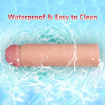 Penis Sleeve Extension, Cock Extender, Realistic Textured, Pleasure Enlager&Enhancer, Body-Safe & Ultra-Soft Stretchy Material