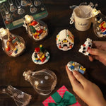 Christmas Ornaments 2025 Building Set, Ornament For Christmas Tree With Light, Xmas And Thanksgiving Holiday For Gifts, Gingerbread Houses, Santa, Reindeer, Polar Bears, Soldiers And Penguin (647 Pcs)