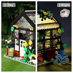 Flower House Building Set, Compatible With Lego Flower House Create Elegance And Warmth Environment, With Beautiful Gift Box Toys For Boys Girls 6-12 And Building Lover (579 Pcs)