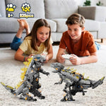 Dinasour Toys For Kids Building Set, 935 Pcs App & Remote Control Robotics Kit, 5-In-1 Tyrannosaurus/Triceratop/Crocodile/Robot/Monster Stem Toys For Boys Girls Age 6 7 8 9 10 11 12+ Year Old