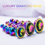 3 Pcs Metal Anal Butt Plug Sex Toys, Stainless Steel Butt Beads With Jewelry Design For Women Men And Couple,Prostate Massager Anal Training Set Adult Toys For Beginners