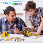 Stem Projects For Kids Ages 8-12, Solar Robot Science Building Kits, Birthday Gifts For 8 9 10 11 12-16 Year Old Boys Girls Teens, Robotics Powered By Sun Or Battery(Not Include).