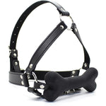 Bdsm Bondage Gags & Muzzles Dog Bone Mouth Gag Sm Erotic Ball Gag Fetish Slave Sex Bondage Toy Role Play