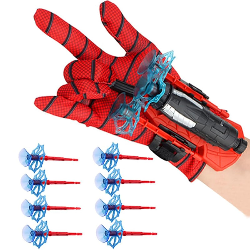 Spider Gloves Man Web Shooter Toy, Spider Kids Plastic Superhero Launcher G