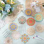 18 Sets DIY Wooden Wind Chime Craft Kit, Color Your Own Hanging Ornaments