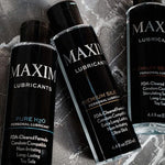 Maxim Premium Silicone Personal Lubricant, Cleared Formula, Long-Lasting, Non-Sticky, Non-Irritating, Compatible With Toys And Condoms, 4.4 Fl Oz / 130 Ml, Topical Use Only