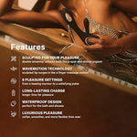 Soraya Wave Luxurious G Spot Rabbit Vibrator Sex Toy, Vibrators For Women With Unique Wavemotion Technology Thrusting Vibrator For A Full Body Pleasure Experience, Adult Sex Toy, Deep Rose