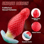 4.5'' Monster Realistic Dildo Butt Plug Anal Toys, Silicone Knot Fantasy Stretching Dildo with Anchor Curved Base, Anal Stretcher Prostate Sex Toy, Wearable Anal Plug Trainer for Men Women Couples