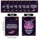 Adult Ladies Night Card Game – 50 Fun & Dirty Challenge Cards For Women, Girls Night Out, Bachelorette Party Game, Brave Girl Friends Activity To Build Closer Bond