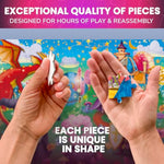 4X60 Piece Puzzles For Kids Ages 4-6 – Glow-In-The-Dark Puzzles For Kids 4-8 I Unicorns, Mermaids, Fairy Tale I Fun Educational Toddler Puzzle For Boys And Girls – Educational Game Toys Gift