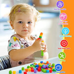 Hexagonal Building Blocks 160 Piece, Stem Toys Building Sets Kids Building Toys For 5+ Year Old Boys Girls, Educational Kids Toys Connecting Toys Preschool Classroom Must Haves Birthday Gifts