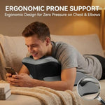 Sweet Spot Pillow – Ergonomic Memory Foam Wedge Pillow With 27° Angle For Perfect Positioning Provides Contoured Waist & Neck Support For Couples – Ideal For Sleeping, Reading & Acid Reflux Relief