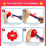 Fort Building Kit For Kids,Stem Construction Toys, Christmas & Birthday Gift For 4 5 6 7 8 9 10 11 12 Years Old Boys And Girls,Ultimate Creative Set For Indoor & Outdoors Activity,140 Pcs,Original