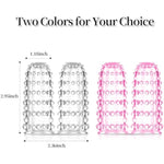 Adult Finger Vibrator Accessories,Silicone Finger Sleeve Vagina Clitoral Nipple G-Spot Stimulator For Women, Men & Couples With Sensational Pellet Design