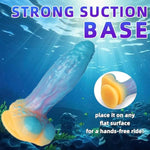10.31 Inch Luminous Fantasy Dildo Silicone Anal Monster Dildo Huge Thick Long Realistic Dragon Dildo, Giant Soft Suction For Women, Flexible Big Strap-On For Anal G-Spot Play