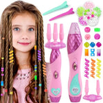 Hair Braiding Machine, Hair Salon Toys For Girls With Braider, Beads, Wig & Accessories, Kids Hair Styling Tool Toy Set, Christmas Birthday Toys Gifts For Girls
