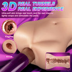 Pocket Pussy Sex Doll Male Masturbator Sex Toys With 3D Realistic Tight Vagina Ass Boobs, Mini Sex Dolls Adult Sex Toy Male Stroker With Strong Suction For Men Masturbation