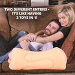 Adam'S Bang And Blow Deep Throat Super Stroker Double Ended Mouth And Vagina Realistic Soft Lips Flexible Tongue And Teeth Textured Interior 7.5 By 3 Inches Super Stretchy Maximum Pleasure