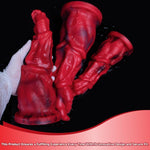 Fantasy Alien Hand Anal Plug - Realistic Silicone Hand-Shaped Dildo with Suction Cup - Textured Forearm Fist Sex Toy, Unisex - Enlarged Prostate Massager (A-105-S)