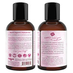 Organics Water-Based Lube - Aloe Vera Leaf Infused with Organic Oils & Botanicals, Natural Lubricating Gel for Women/Men/Couples, Unscented, 4.2 Fl Oz