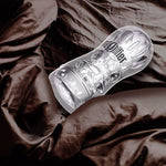 Blush M For Men 6.75" Magnifier Self-Lubricating Masturbator, Multiple Pleasure Chambers, Perfectflo Mimics Blowjbs, Ultra Soft Squeezable Realistic Pussy Stroker - Pocket Adult Sex Toy Men - (Clear)