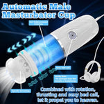 Automatic Male Masturbator For Men – Realistic Pocket Pussy Sex Toy With 10 Thrusting & Rotating Modes, Oral & Vaginal Simulation, Textured Stroker Cup, Usb Rechargeable, Discreet Packaging