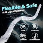 Super Long Anal Dildo,24.8" Huge Long Anal Plug With Suction Cup,Anal Sex Toys With Clear Thick Tentacle Dildo,Flexible Sensitive Texture Soft Vaginal Anal Dilator For Men Women Couples & Gay