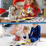 30 Sets Nativity Scene Craft Kit for Kids, Christian Christmas Ornament Activity