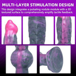 9 Inch Fantasy Knot Dildo with Suction Cup, Silicone Adult Toy