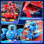 2-Pack Remote Control Fighting Robot Battle Bots Toys With Sounds & Lights - Soccer Game Mode, Suitable For Adults & Kids Ages 6 7 8 9 10 11 12+, Ideal Christmas/Birthday Gift For Boys