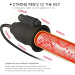 Male Vibrating Suck Stroke Cock Pump Silicone Penis Vibrator Glans 360° Precise Stimulation Vibrators With 10 Modes Glans Massager Exerciser Sleeves Masturbator Trainer Sex Toys For Men Couples