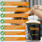 Semenful-V3 Semen Volumizer. Climax Enhancer For Male And Female. Cum Volume Enhancement. Helps Increase Sperm Volume To Achieve Extreme Arousals. 30 Tablets