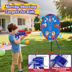 Spider Shooting Games Toys For 4 5 6 7 8 9 10+ Year Old Boys, Kids Outdoor Indoor Game With Moving Target & 2 Air Blasters & 24 Ball, Bean Bag Toss For Carnival Games, Gifts For Birthday Xmas Boy Kids