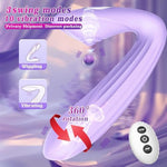 Thrusting Dildo Wearable G Spot Vibrator Adult Sex Toys, Thrusting Vibrator Panty With 10 Vibration Patterns And 3 Swing Patterns, Adult Toys Anal Dildo Vibrator For Couple