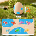 7Pcs 3D Printed Mini Dinosaur Eggs Set With Dinosaur Inside ,Articulated Flexible Fidget Toys, Mini Animal Home, Office, Executive Desk For Christmas Decoration Gift,Easter Basket Essentials Stuffers