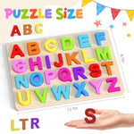 Alphabet Puzzles, Wooden Puzzles For Toddlers, Abc Shape Puzzles For Kids, Preschool Learning Activities, Gift For Girls Boys