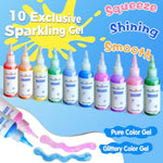20 Color Aqua Art Gel Water Elf Kit with 15 Sea Creature Molds for Kids