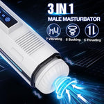 Automatic Male Masturbator Sex Toys For Men, Male Sex Toy Adult Toys Penis Pump With 7 Vibrating & 5 Sucking & Thrusting Modes, Lcd Display Mens Sex Toys Realistic Pocket Pussy Stroker Blowjob Machine