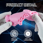 Silicone Chastity Cage Sissy Cockcage Lock Male Penis Cages For Adult Sexual Bdsm Chasity Device Slave Punish - Bondage Gear & Accessories Toys For Couples (Large,Purple)