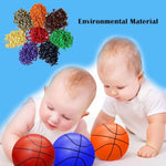 Mini Basketballs Orange 2 Pack 5" Set With Pump Needle Durable Material For Mini Hoop 3+ Years Toddlers Kids Teenagers For Pool Indoors Outdoors