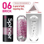 TENGA Spinner SPN-006 Brick Reusable Spiral-Motion Male Masturbator