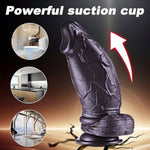 2.8 Inch Diameter Huge Thick Anal Dildo,8'' Realistic Silicone Butt Plug With Big Suction Cup,Xxl Fat Anal Plug,Large Wide Dildo Toy For Experienced Men And Women