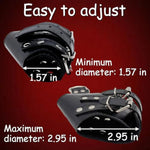Door Hanging Handcuffs Swing Pu Leather Bondage Cuffs For Sex Games, Adjustable Fetish Wrist Cuffs For Bdsm Restraints, Women, Men, Couples Bondage Toys Sex Handcuffs, Black