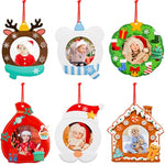 Christmas Picture Frame Craft Kits with Self-Adhesive Foam Stickers for Kids Holiday Party Favor