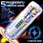 Automatic Male Masturbators Sex Toys Men - Male Sex Toy Stroke Pocket Pussy With 5 Thrusting & 5 Vibrating Modes, Male Masturbator Penis Vibrator Blowjob Machine Adult Sex Toys For Men Couple